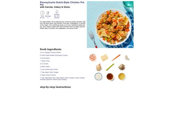 Pennsylvania Dutch-Style Chicken Pot Pie with Carrots, Celery & Onion