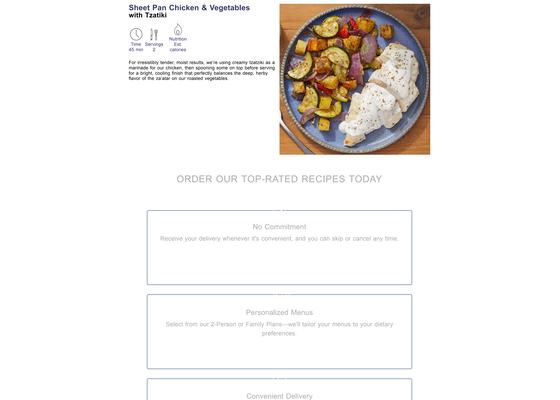 Sheet Pan Chicken & Vegetables with Tzatziki