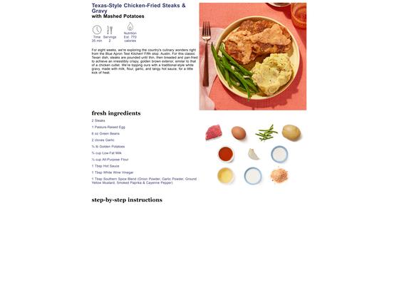 Texas-Style Chicken-Fried Steaks & Gravy with Mashed Potatoes